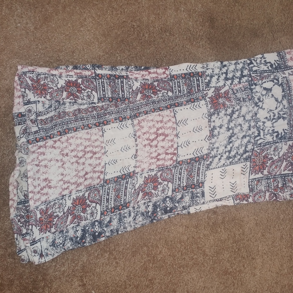 Billabong Wide Leg Patchwork Pattern Boho Beach F… - image 6